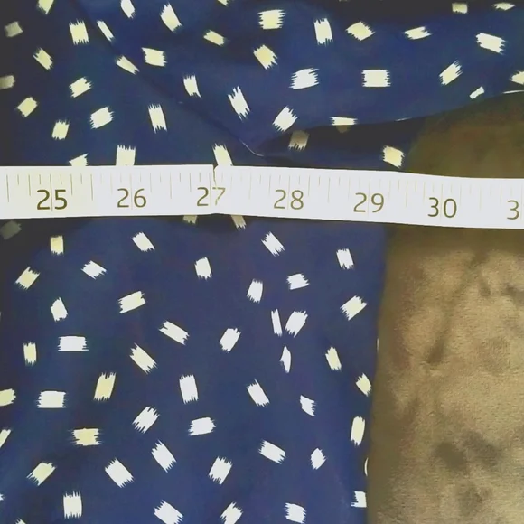 Women's Polka Dot Skirt Set Blue & White  Size 24W - Picture 8 of 8